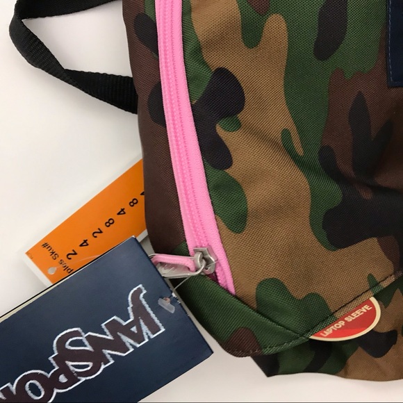 Jansport The Pike Backpack Surplus Camo NWT - Picture 6 of 12